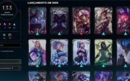 Conta com 133 Skins e 17k de EA (18 lendarias) (G4 mmr)