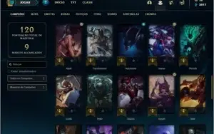 Conta prata 2 com 53 champs e 29 skins, 200k de master