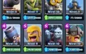 Clash Royale - XP 12 - 3178 Gemas - Arena 11 - Liga 1