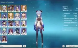 Conta Yoimiya + Ganyu + 3 5*