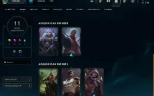 Conta League of Legends PROMOÇÃO