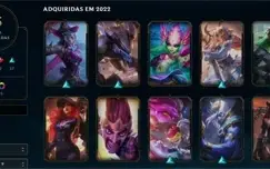 Conta plat 3 mmr mestre 65% win rate main ADC, SÓ SKIN DAORa