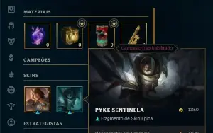 Conta League of Legends Prata 4 Full Acesso