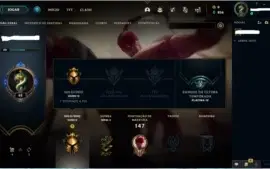 ContaLol mmr platina - 40 frag. skins epic + lendarias