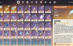 Ar55 Childe,Zhongli,Albedo,Mona,Keqingc,Harpa Celestial,Falc