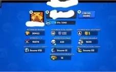 Conta Brawl Stars 29k Troféus Quase Full