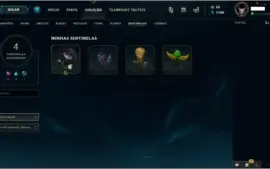 CONTA LEAGUE OF LEGENDS - PRATA 1 - 34 CHAMPS - 4 SKINS