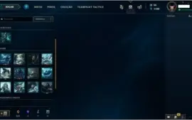 CONTA LEAGUE OF LEGENDS - PRATA 1 - 34 CHAMPS - 4 SKINS