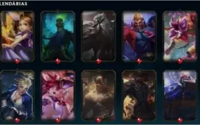 CONTA LOL LV 400 // 140 SKINS