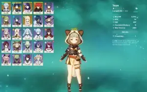 Genshin Impact Ayato + Maremoto da Lua + Raiden + Wanderer