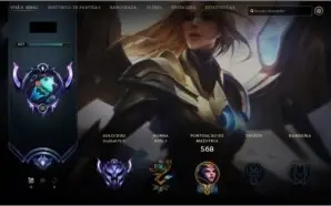 CONTA LEAGUE OF LEGENDS DIAMANTE C/107 SKINS