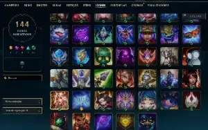 Conta com skin Ahri Lenda Imortalizada com Assinatura 60K RP