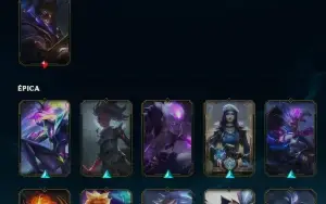 Conta com skin Ahri Lenda Imortalizada com Assinatura 60K RP