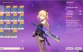 GENSHIN IMPACT /NA /AR 7  JEAN  FISCHL /XIANG 2X/ E ARCO 4*