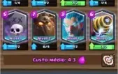 Conta Clash Royale lvl 10 Arena lendaria