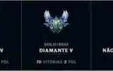 Conta LoL Diamante SOLO e FLEX