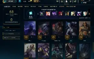 Prata 4 com 40 Champs e 15 Skins