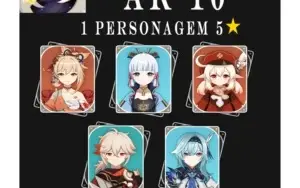 Conta Starter [NA] AR10 - Genshin Impact ✨