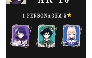 Conta Starter [NA] AR10 - Genshin Impact ✨