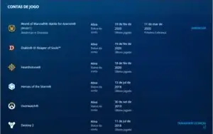 Conta WORLD OF WARCRAFT: BFA com Ass + D3 + Overwatch