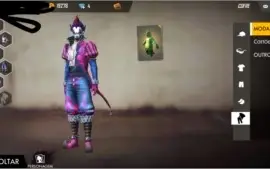CONTA DE FREE FIRE  LVL 55+SKINS