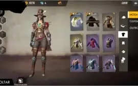 CONTA DE FREE FIRE  LVL 55+SKINS