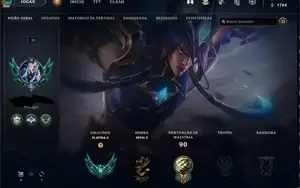 Conta Platina 2 MMR muito buffado (+25), 2 skins lendarias