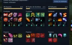 Archeworld Char - Infiltrador = Arqueiro, Assassin e Mago