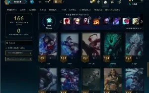 Esmeralda 4 com 45 Champs e 13 Skins +3 Fragmentos