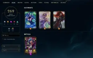 Conta Lol 269 Skins, Full Acesso.