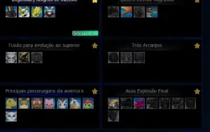Conta DMO LA alphamon com OX beta, AOX, Alter s e mais