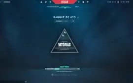 Conta Valorant Platina pouco jogos Email não confirmado