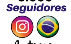 5.000 Seguidores Instagram Brasileiros
