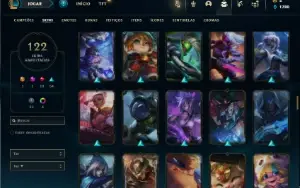 Prata 3 com 100 Champs e 122 Skins ( MAIN JG )