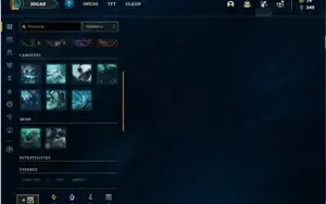 Conta bronze 3 com 41 Skins e 82 Champs