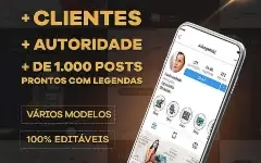 Pacote de Posts para Advogados / Direito - Canva