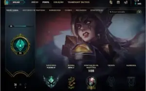 Conta LoL Platina IV