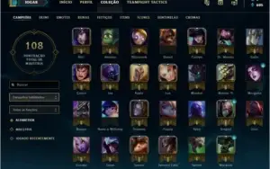 Conta LoL Platina IV