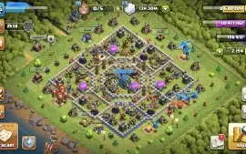 Coc - Cv 12 Nível 156 +2K Gema- Semi Full - Preço De Banana!