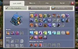 Coc - Cv 12 Nível 156 +2K Gema- Semi Full - Preço De Banana!