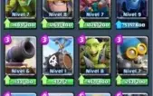 clash royale xp 10 com 5 lendarias 1 nv 2