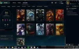 Conta Platina IV, Com Skins Vitoriosas da S4 para Frente