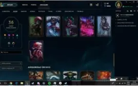 Conta Platina IV, Com Skins Vitoriosas da S4 para Frente
