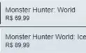 Steam cd key monster hunter + dlc iceborne
