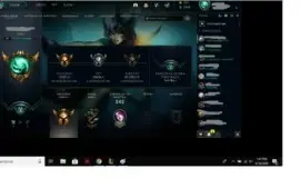 CONTA GOLD 3 LOL COM 101 SKINS E VARIOS ICONES