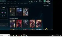 CONTA GOLD 3 LOL COM 101 SKINS E VARIOS ICONES
