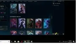 CONTA GOLD 3 LOL COM 101 SKINS E VARIOS ICONES