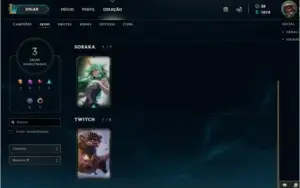 Conta de lol - Diamante 4 simples