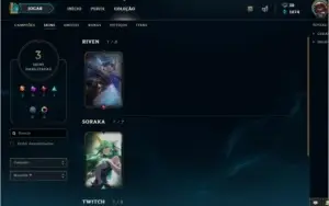 Conta de lol - Diamante 4 simples
