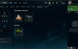 Conta gold 2 61% winrate